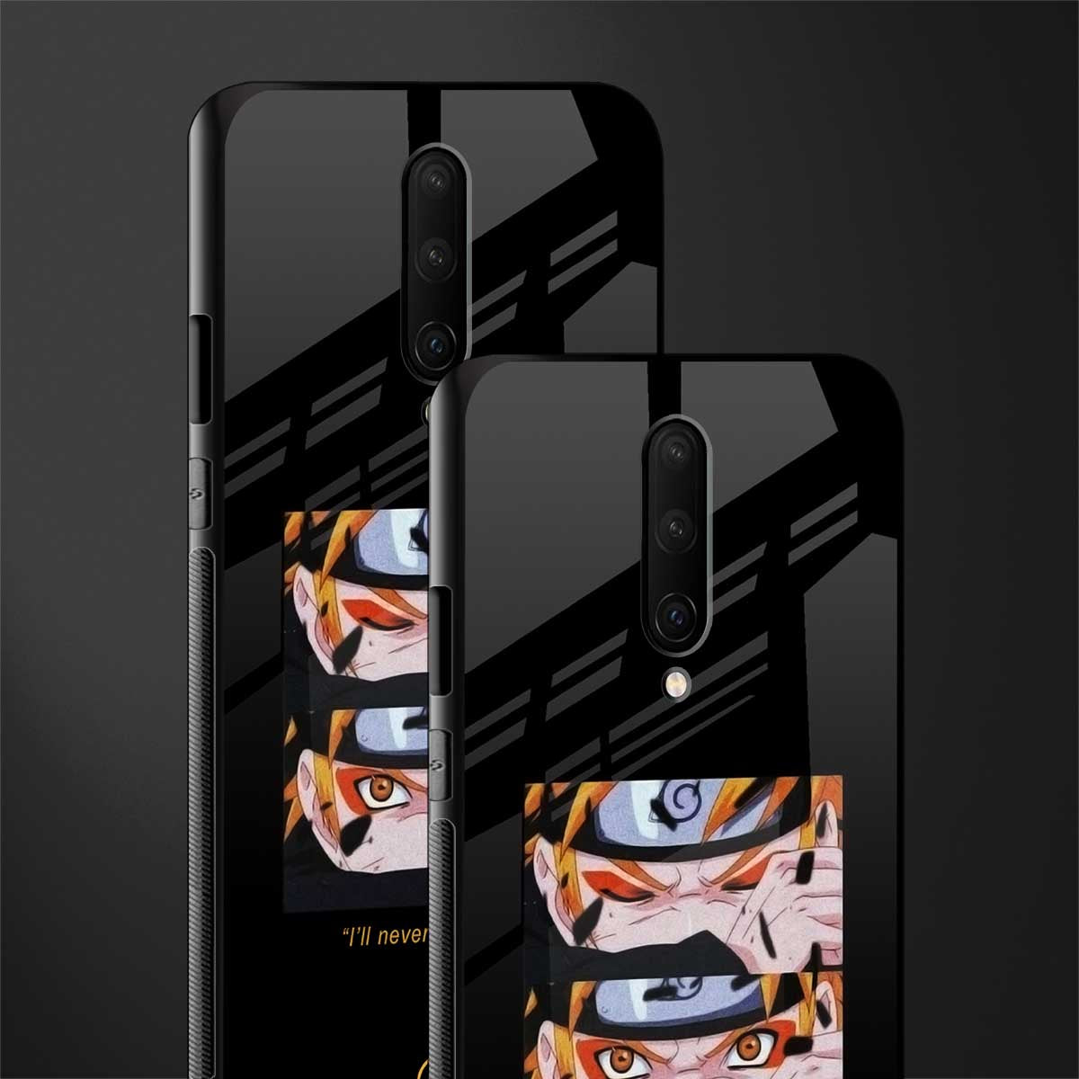 naruto motivation anime glass case for oneplus 7 pro image-2