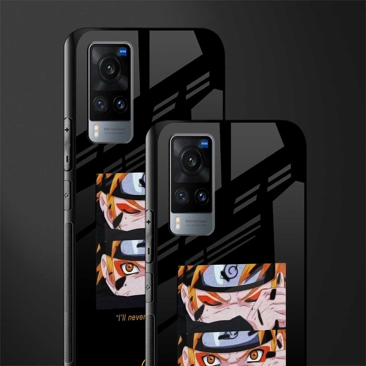 naruto motivation anime glass case for vivo x60 image-2