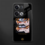 naruto motivation anime back phone cover | glass case for oppo reno 8 pro