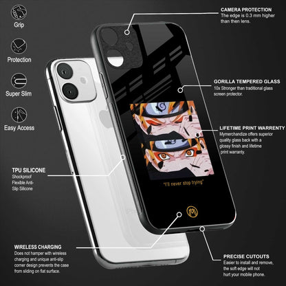 naruto motivation anime glass case for oneplus 7 image-4