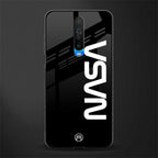 nasa black glass case for poco x2 image