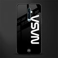 nasa black glass case for oppo reno 2f image