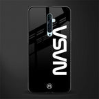 nasa black glass case for oppo reno 2f image
