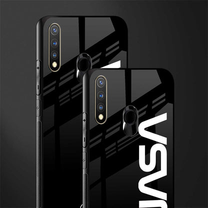 nasa black glass case for vivo y19 image-2