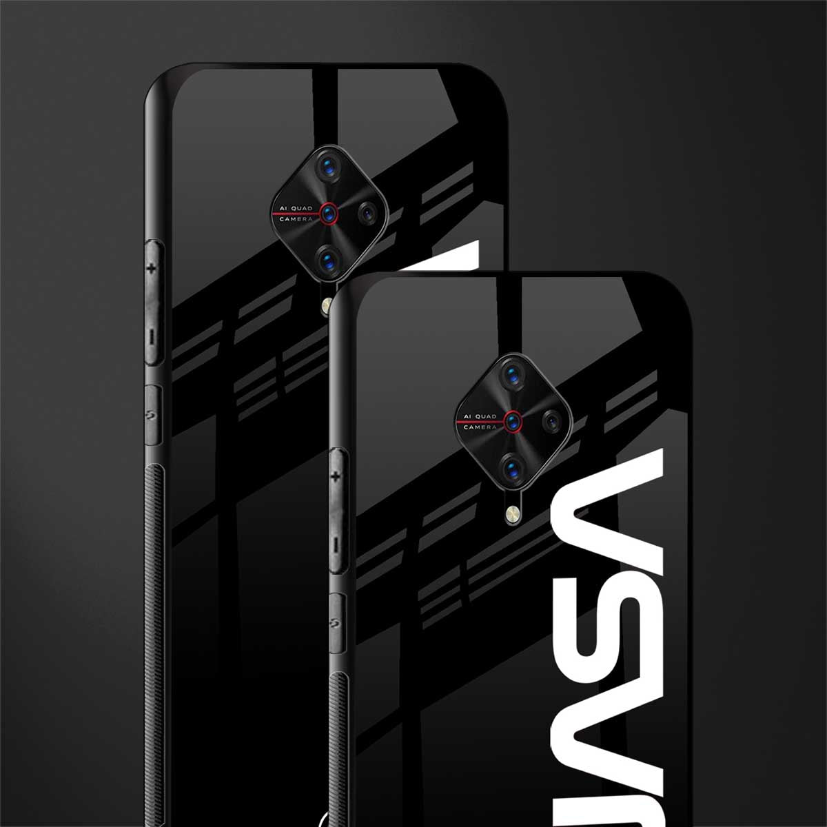 nasa black glass case for vivo s1 pro image-2