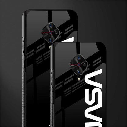 nasa black glass case for vivo s1 pro image-2