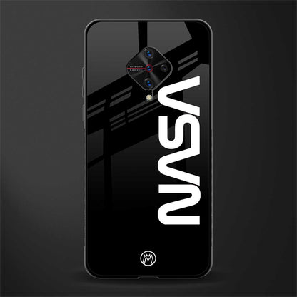 nasa black glass case for vivo s1 pro image