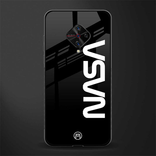nasa black glass case for vivo s1 pro image