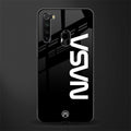 nasa black glass case for redmi note 8 image