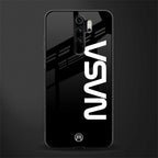 nasa black glass case for redmi note 8 pro image