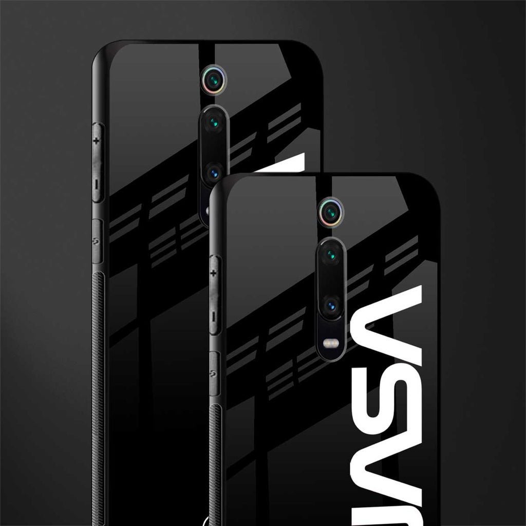 nasa black glass case for redmi k20 pro image-2