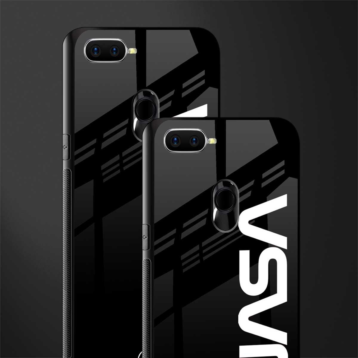 nasa black glass case for realme 2 pro image-2