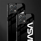 nasa black glass case for mi 11 lite image-2