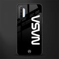 nasa black glass case for realme xt image