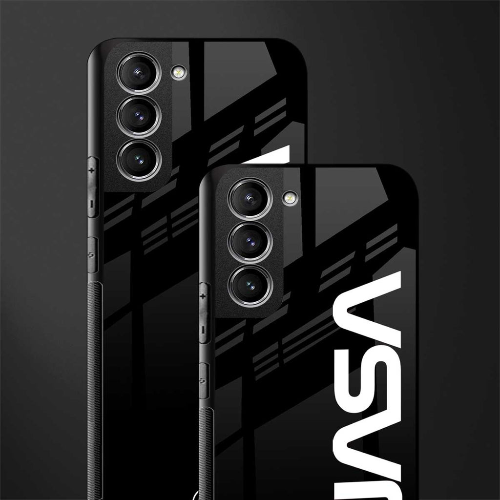 nasa black glass case for samsung galaxy s22 5g image-2