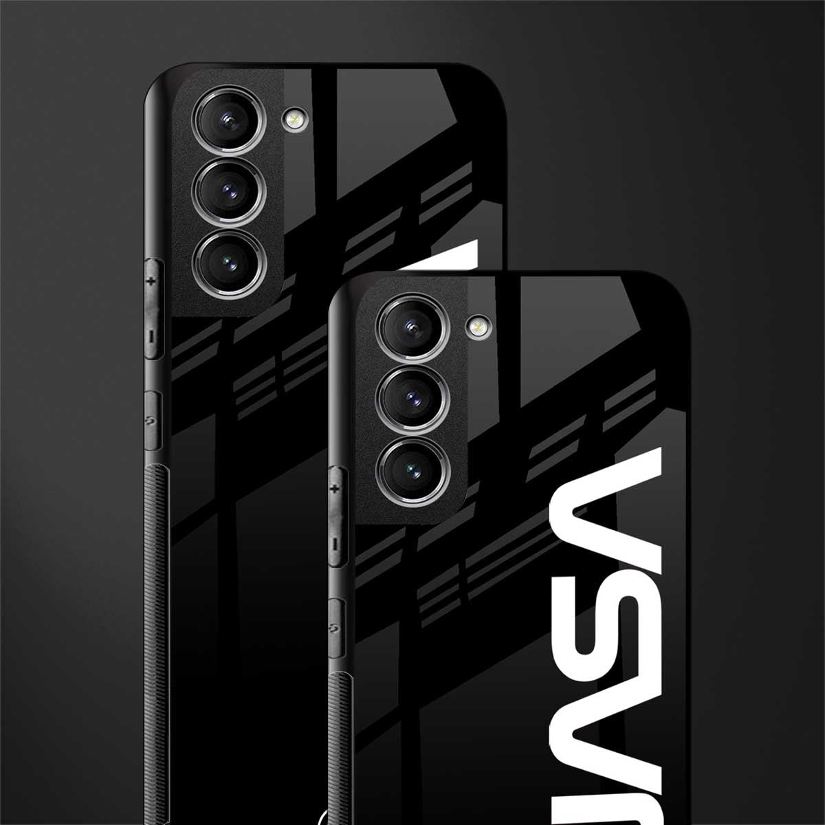 nasa black glass case for samsung galaxy s22 plus 5g image-2