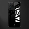 nasa black glass case for samsung galaxy s20 ultra image