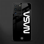 nasa black glass case for samsung galaxy s20 ultra image