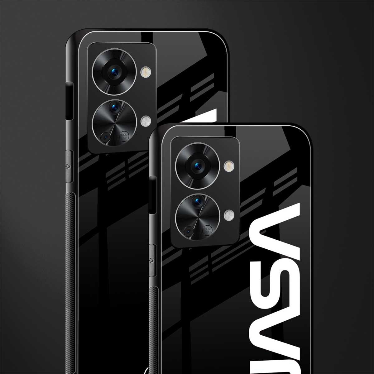 nasa black glass case for phone case | glass case for oneplus nord 2t 5g