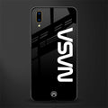nasa black glass case for vivo v11 pro image