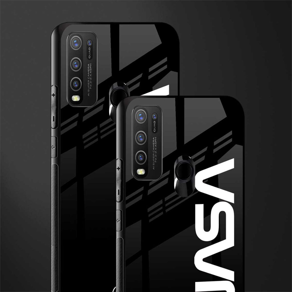 nasa black glass case for vivo y30 image-2