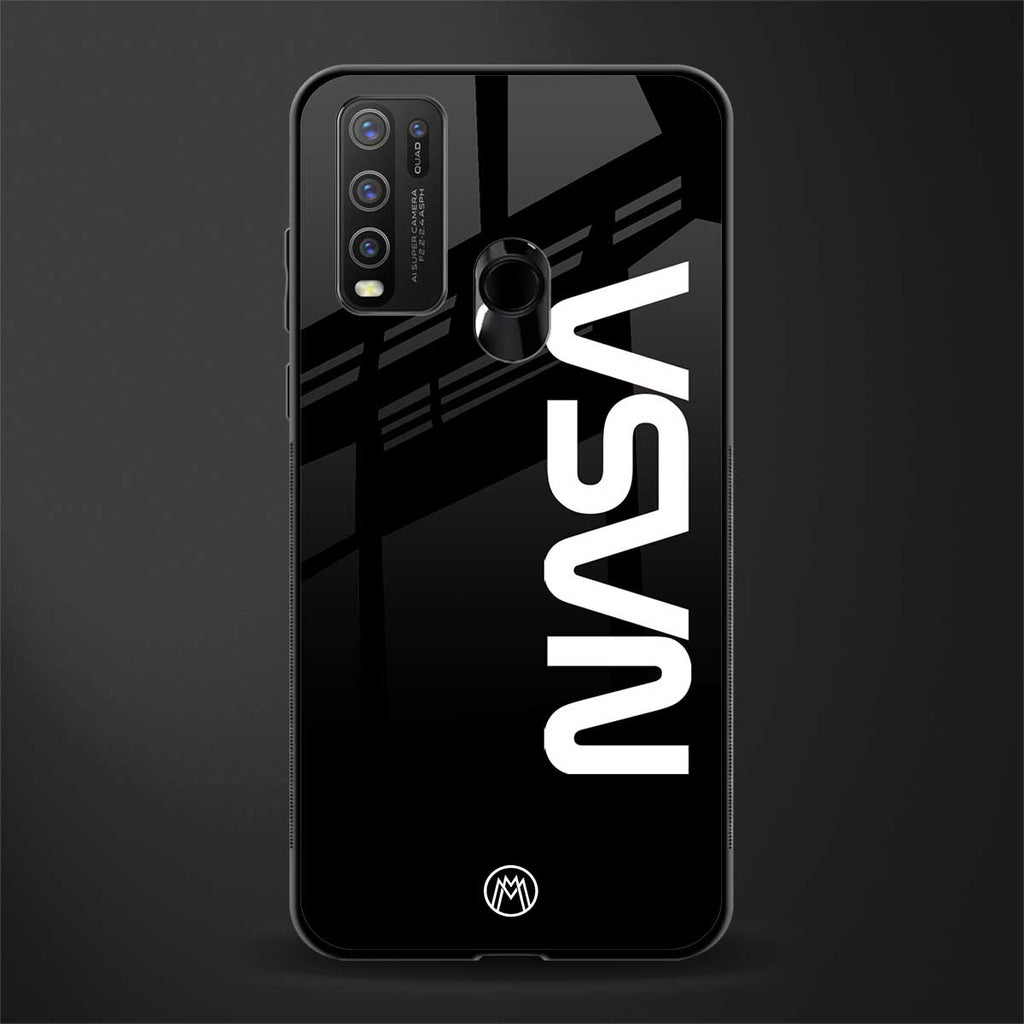 nasa black glass case for vivo y30 image