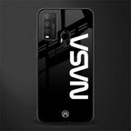 nasa black glass case for vivo y30 image