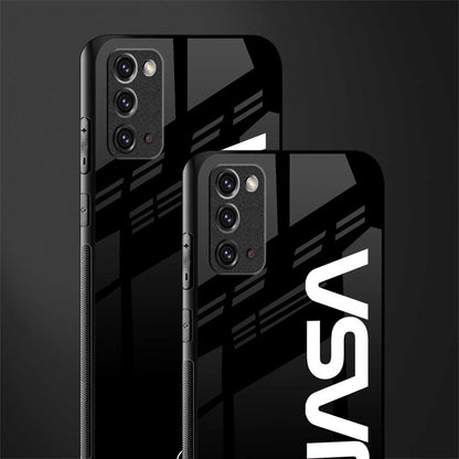 nasa black glass case for samsung galaxy note 20 image-2