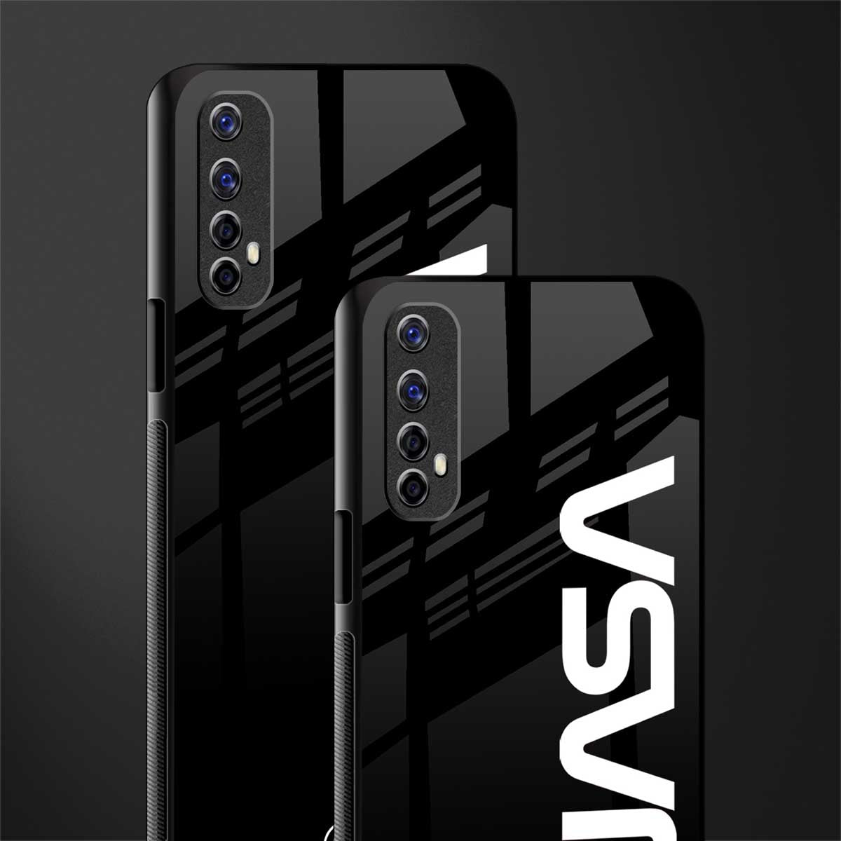 nasa black glass case for realme 7 image-2