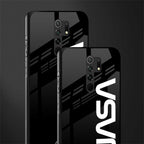 nasa black glass case for poco m2 image-2