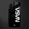 nasa black glass case for samsung galaxy s20 plus image