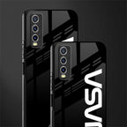 nasa black glass case for vivo y20 image-2