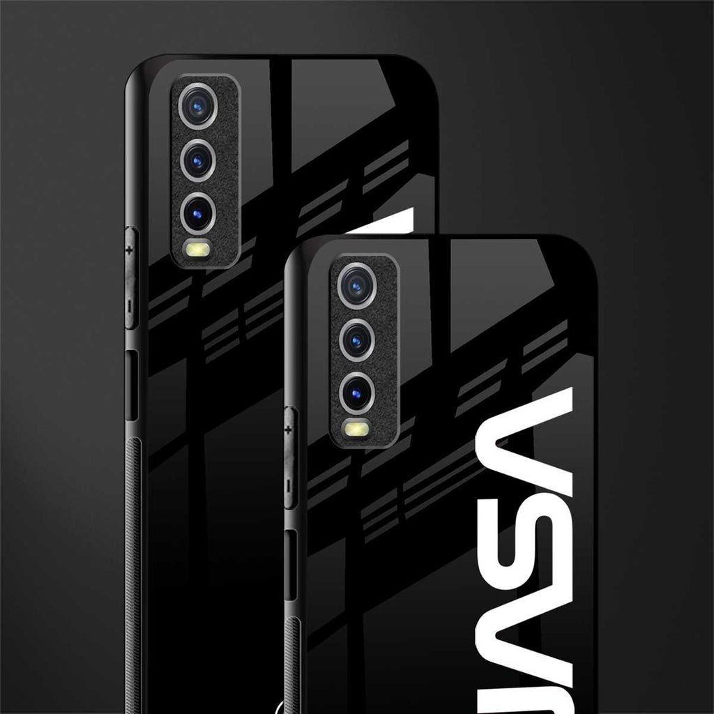 nasa black glass case for vivo y12g image-2