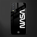 nasa black glass case for vivo y20 image