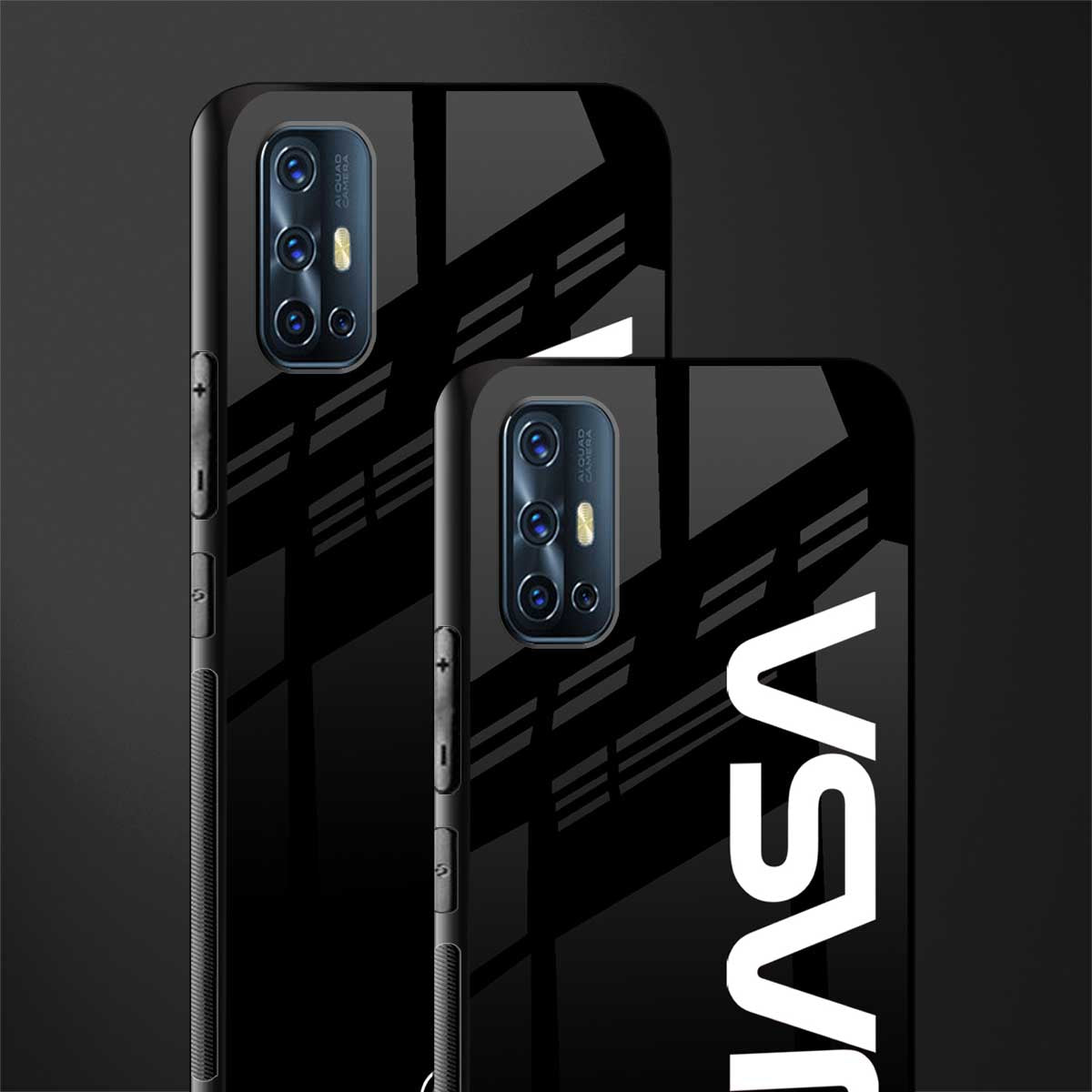nasa black glass case for vivo v17 image-2