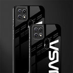 nasa black glass case for oppo a15 image-2