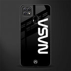 nasa black glass case for oppo a15 image
