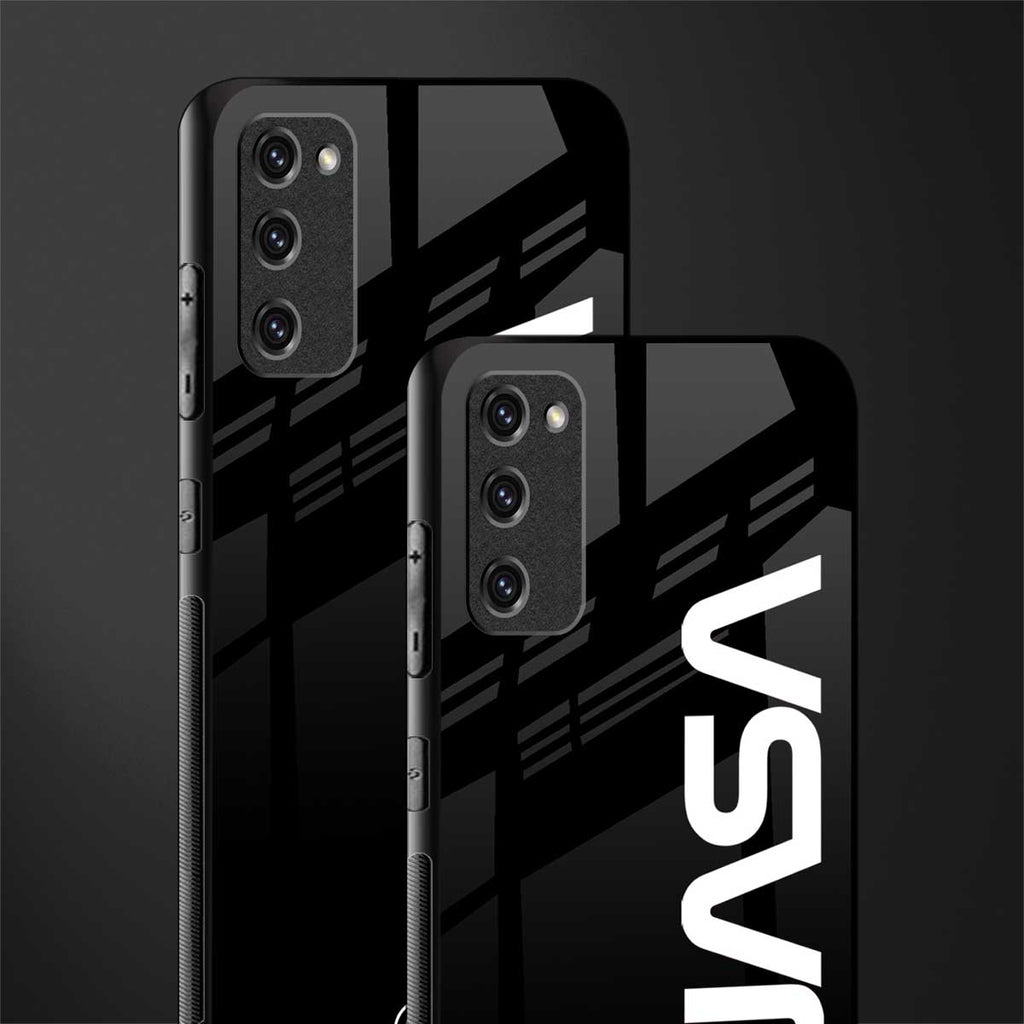 nasa black glass case for samsung galaxy s20 fe image-2