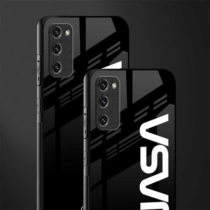 nasa black glass case for samsung galaxy s20 fe image-2