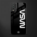 nasa black glass case for redmi 9 power image