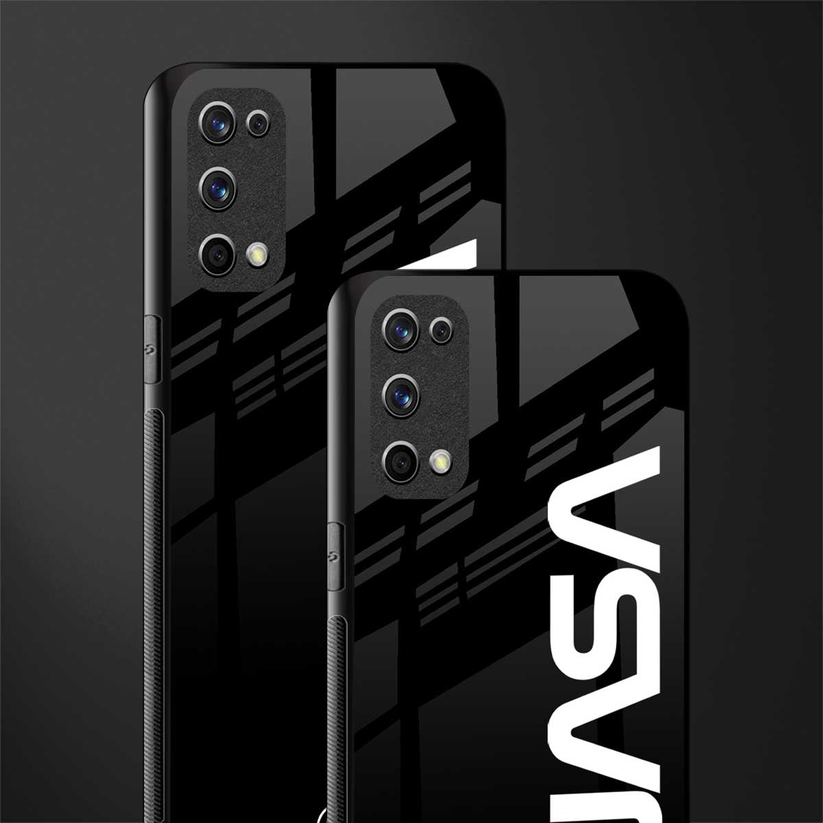 nasa black glass case for realme x7 pro image-2