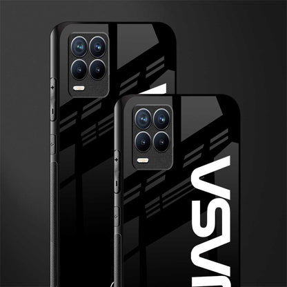 nasa black glass case for realme 8 4g image-2