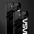 nasa black glass case for poco x3 image-2