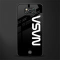nasa black glass case for poco x3 pro image