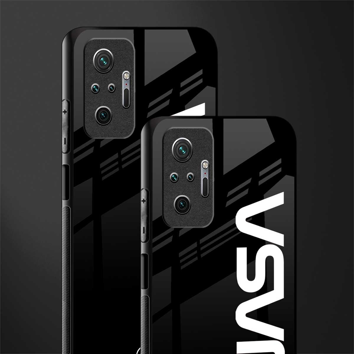 nasa black glass case for redmi note 10 pro image-2