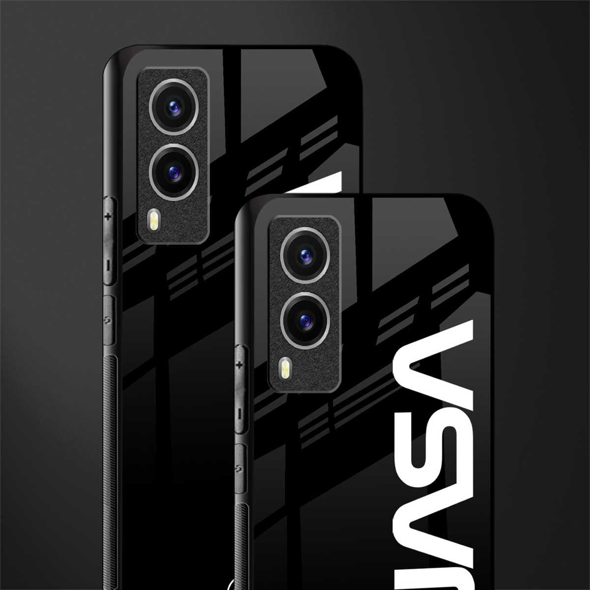 nasa black glass case for vivo v21e 5g image-2
