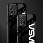 nasa black glass case for vivo y33s vivo y33t image-2