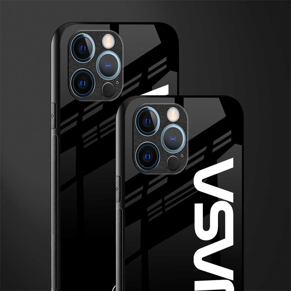 nasa black glass case for iphone 14 pro image-2