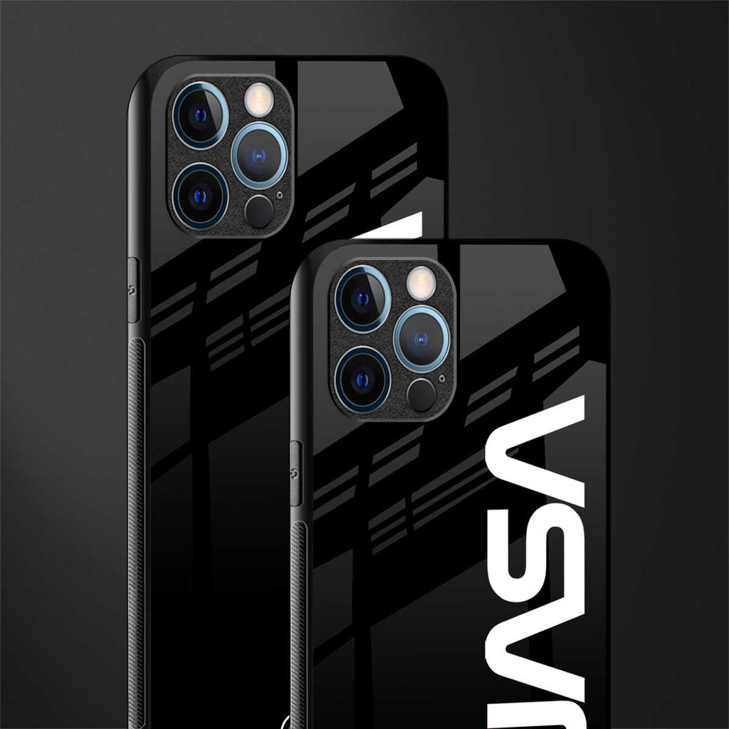 nasa black glass case for iphone 12 pro max image-2