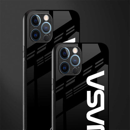 nasa black glass case for iphone 12 pro max image-2